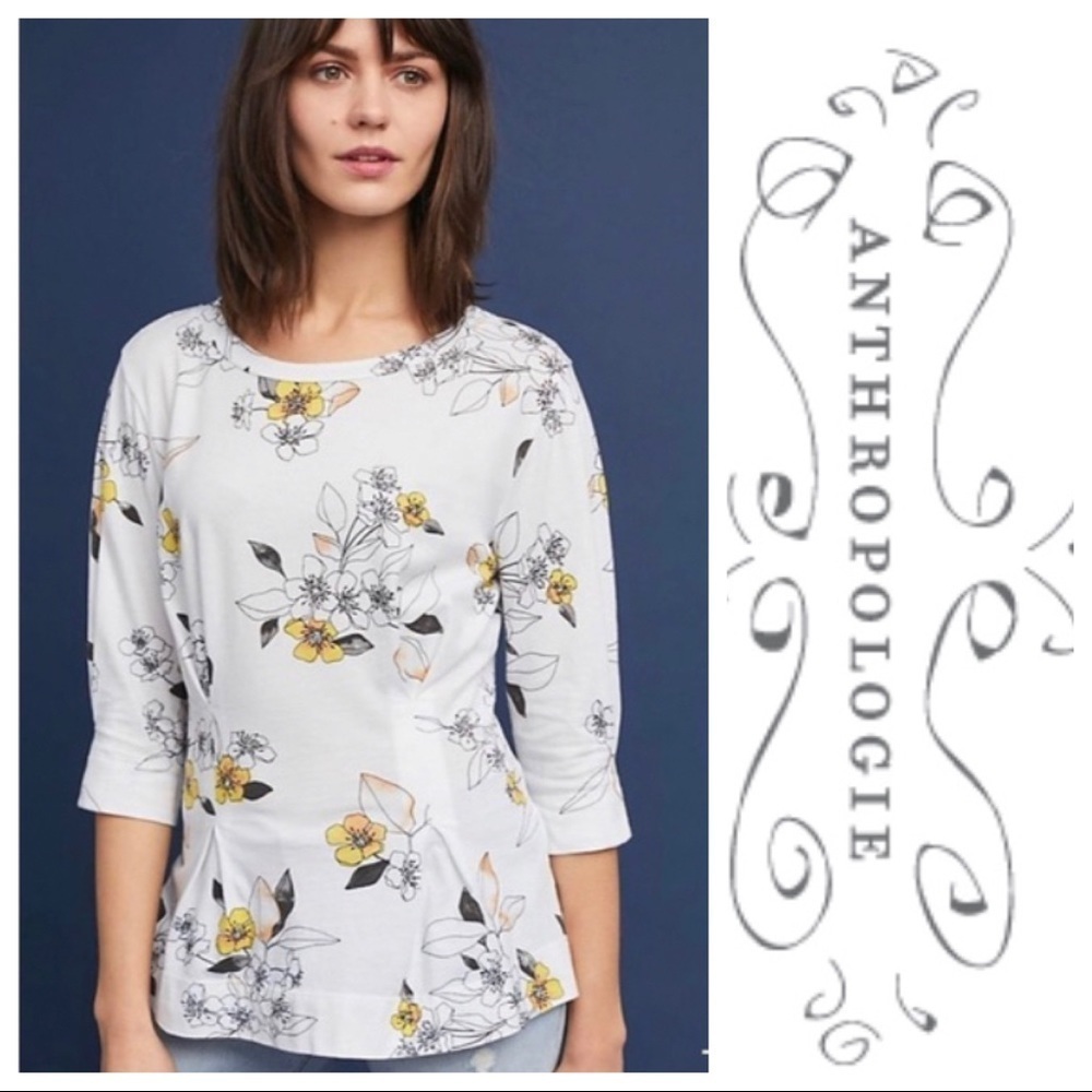 NWT T.la Rooney Printed Tee